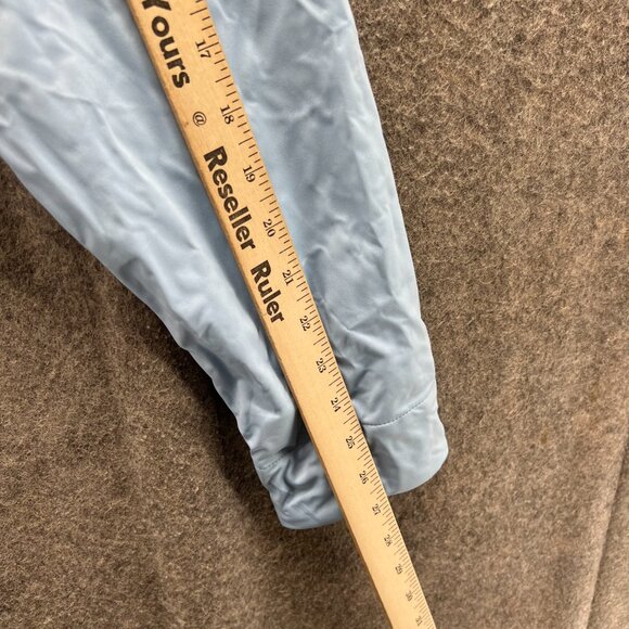 Graham Luxe Hooded Jacket Men Medium Navy Blue Light Gray Windbreaker Full Zip - Picture 5 of 11